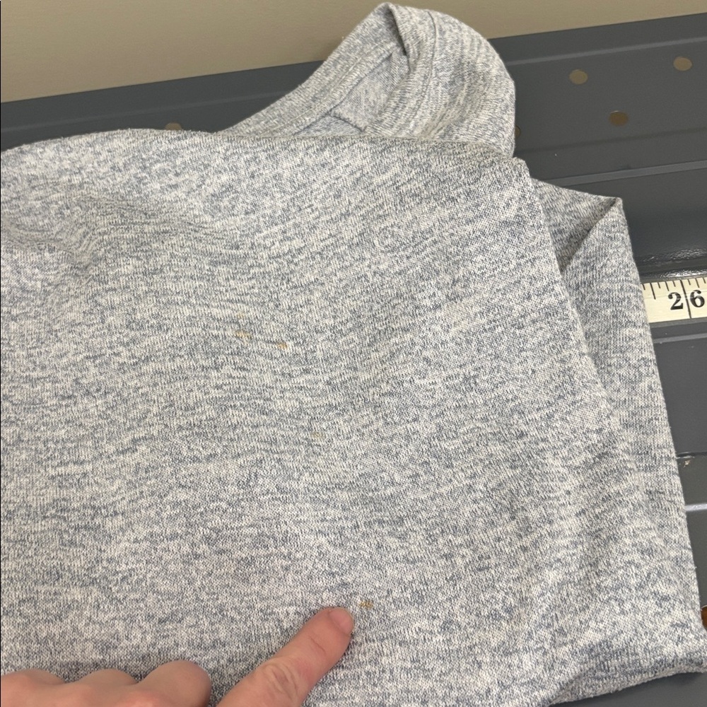 ❌SOLD❌ Athleta Luxe Pose Grey Marled Heathered Tunic Top Size Small Soft Long - Picture 12 of 12